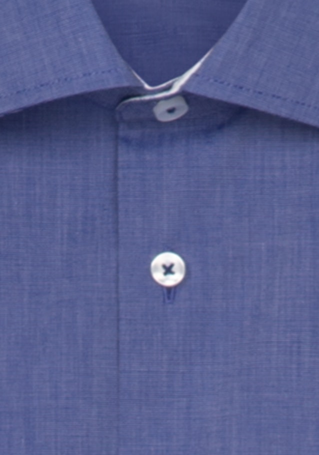 Regular Business Hemd Uni in Mittelblau | Seidensticker Onlineshop