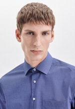 Regular Business Hemd Uni in Mittelblau |  Seidensticker Onlineshop