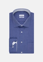 Regular Business Hemd Uni in Mittelblau |  Seidensticker Onlineshop
