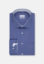 Regular Business Hemd Uni in Mittelblau |  Seidensticker Onlineshop