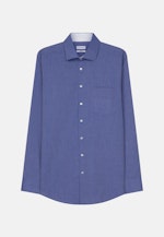 Regular Business Hemd Uni in Mittelblau |  Seidensticker Onlineshop