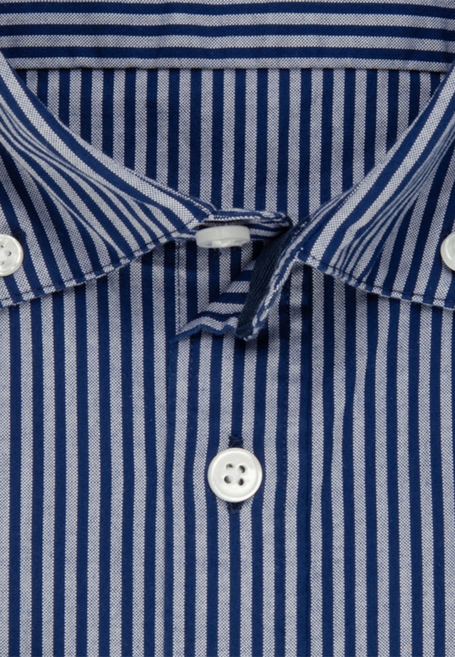 Oxford Oxfordhemd in Regular mit Button-Down-Kragen in Mittelblau |  Seidensticker Onlineshop
