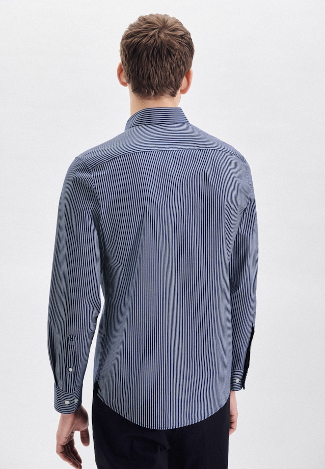 Oxford shirt in Regular with Button-Down-Collar in Medium Blue | Seidensticker Onlineshop