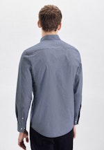 Regular Chemise Oxford rayures in Bleu Moyen |  Seidensticker Onlineshop