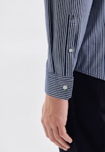Regular Chemise Oxford rayures in Bleu Moyen |  Seidensticker Onlineshop