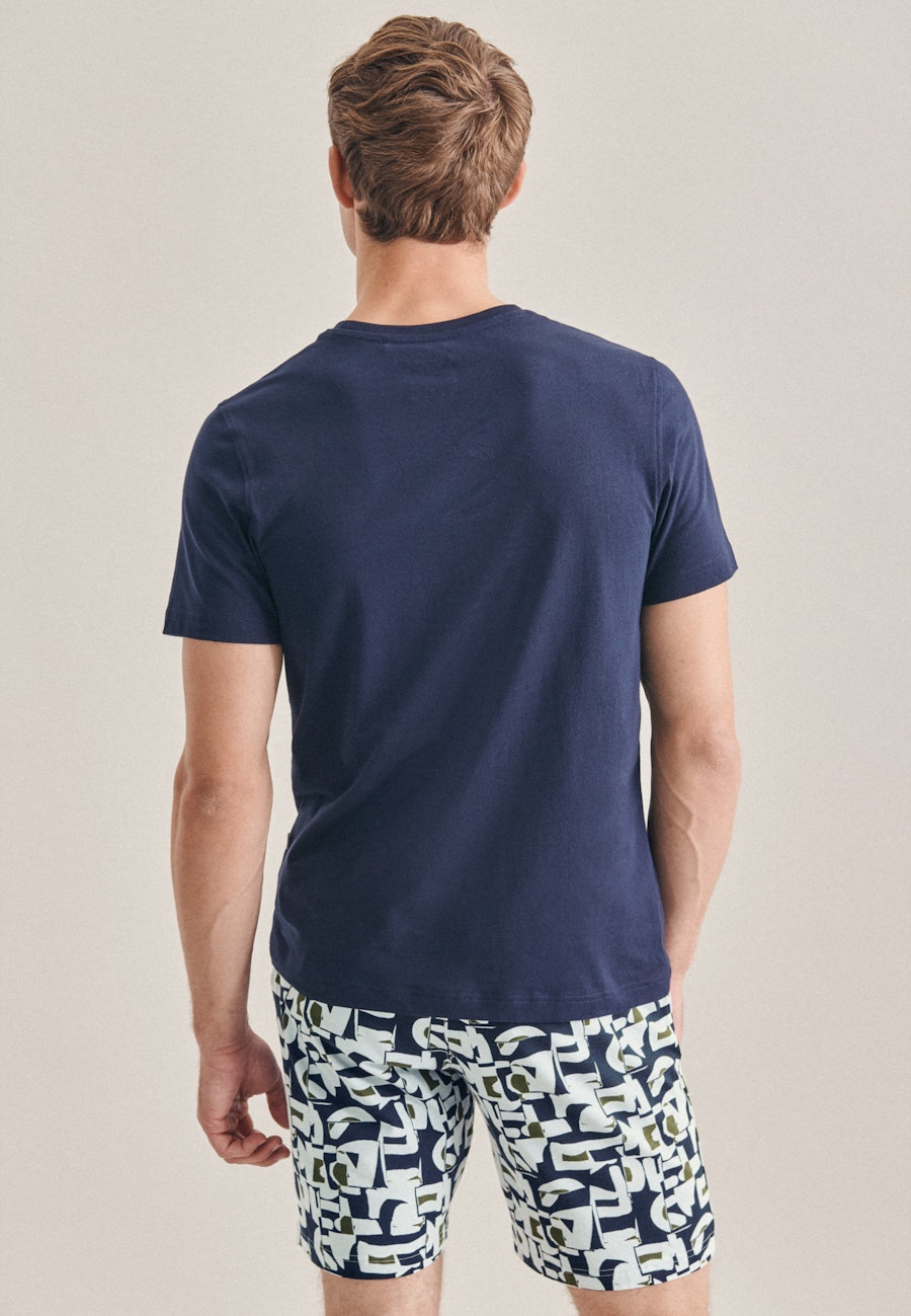 Shorts aus Baumwollmischung in Hellblau |  Seidensticker Onlineshop