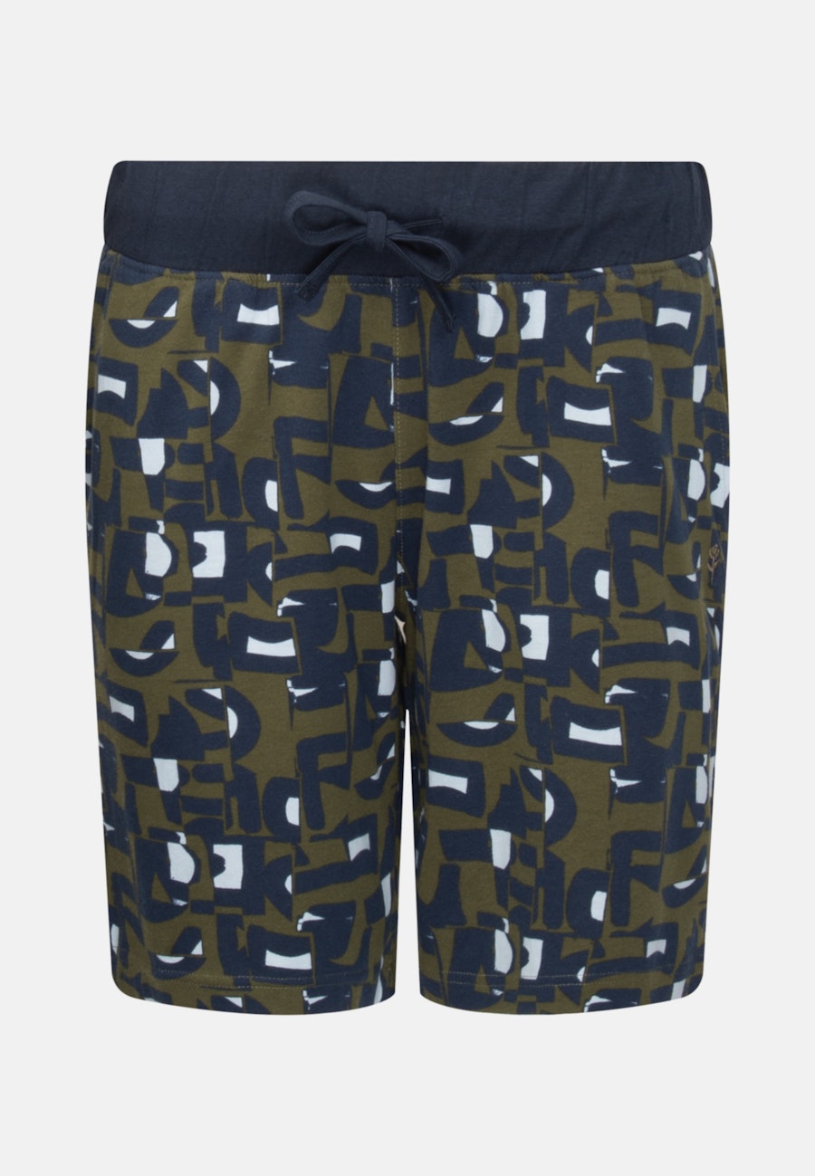 Shorts aus Baumwollmischung in Grün |  Seidensticker Onlineshop