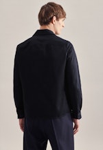 Regular Casual shirt Uni in Dark Blue |  Seidensticker Onlineshop