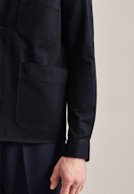 Regular Casual shirt Uni in Dark Blue |  Seidensticker Onlineshop