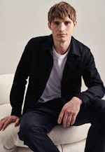 Regular Casual shirt Uni in Dark Blue |  Seidensticker Onlineshop