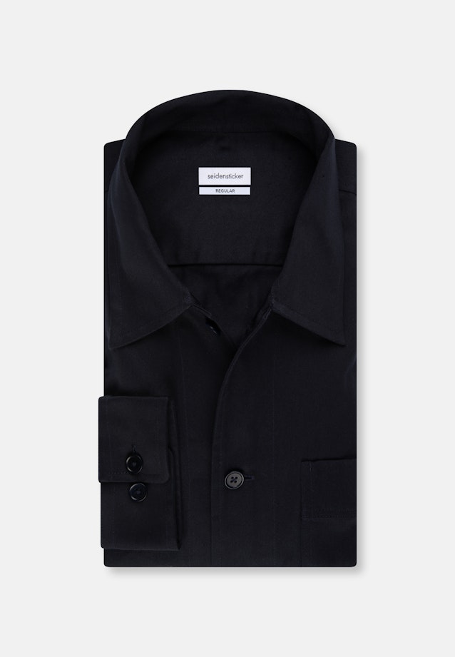 Regular Casual shirt Uni in Dark Blue |  Seidensticker Onlineshop