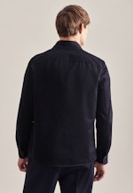 Regular Casual shirt Uni in Dark Blue |  Seidensticker Onlineshop