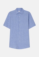 Regular fit Linen shirt Uni in Light Blue |  Seidensticker Onlineshop