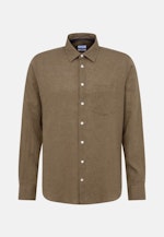 Casual Shirt in Regular with Kent-Collar in Green |  Seidensticker Onlineshop