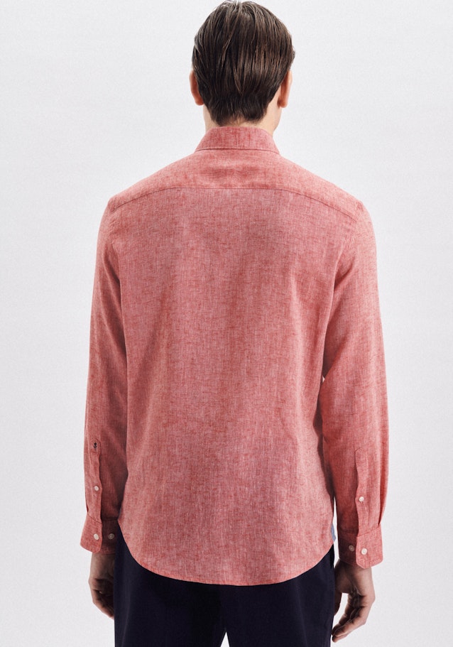 Casual Shirt in Regular with Kent-Collar in Red | Seidensticker Onlineshop
