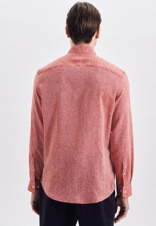 Regular Casual Hemd Uni in Rot |  Seidensticker Onlineshop