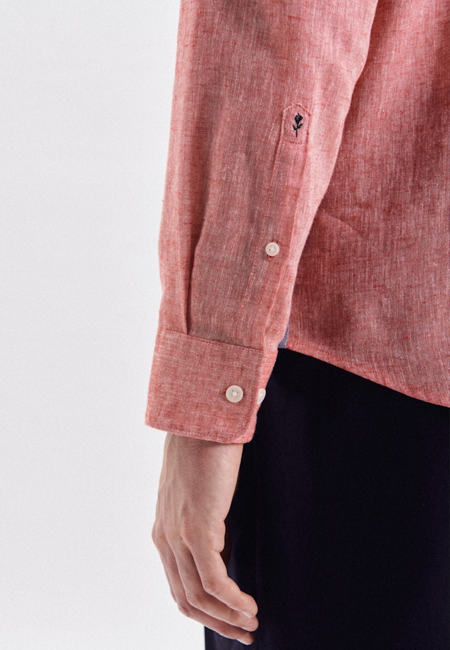 Regular Casual Hemd Uni in Rot |  Seidensticker Onlineshop