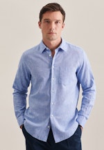 Regular Casual shirt Uni in Light Blue |  Seidensticker Onlineshop