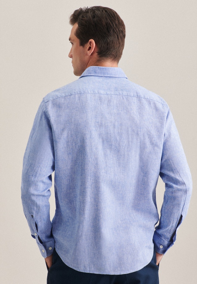Regular Casual shirt Uni in Light Blue |  Seidensticker Onlineshop