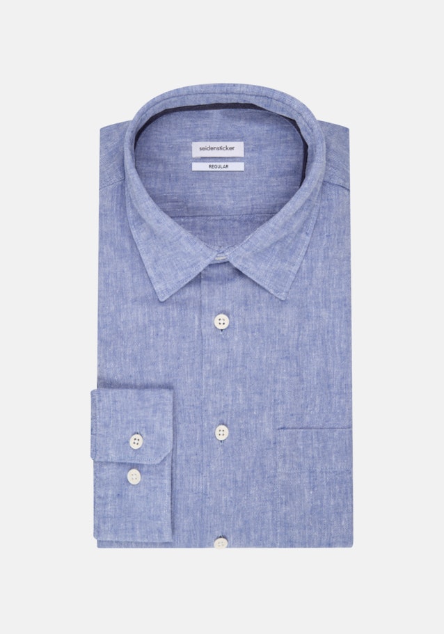 Casual Shirt in Regular with Kent-Collar in Light Blue |  Seidensticker Onlineshop
