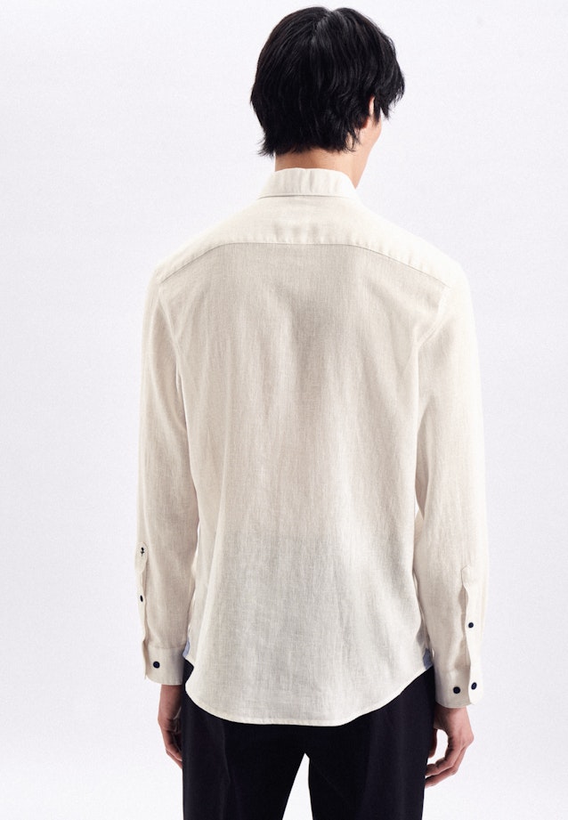 Regular Casual shirt Uni in White |  Seidensticker Onlineshop