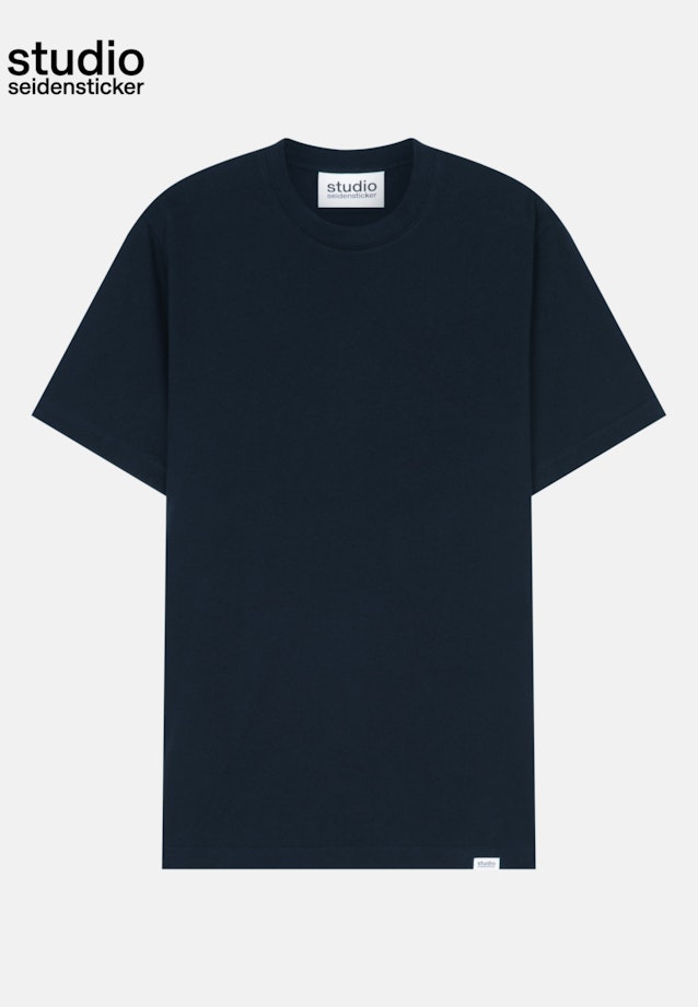 T-Shirt Regular in Bleu Foncé | Seidensticker Onlineshop
