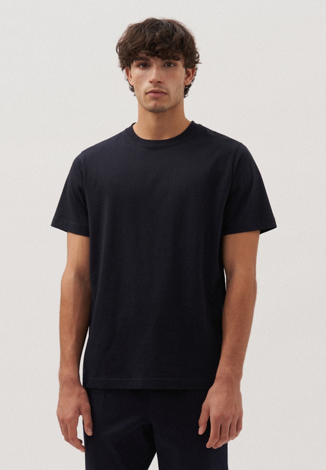 T-Shirt Regular in Bleu Foncé |  Seidensticker Onlineshop