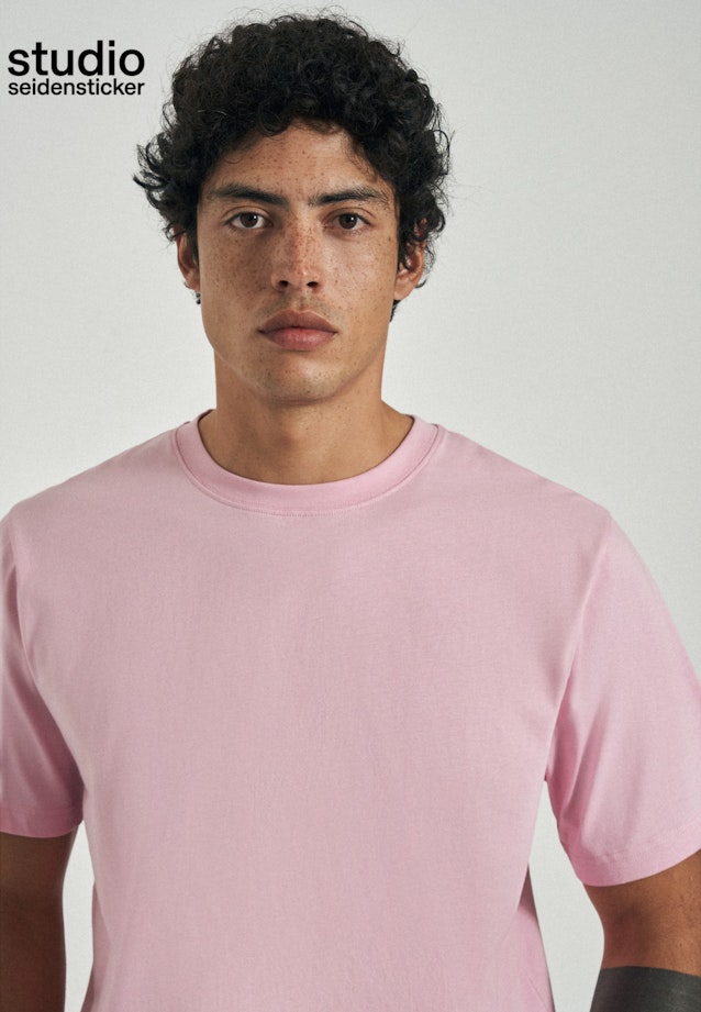 T-Shirt Regular Manche Courte in Rose Fuchsia |  Seidensticker Onlineshop