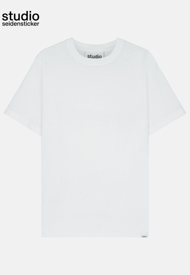 T-Shirt Regular Manche Courte in Blanc |  Seidensticker Onlineshop