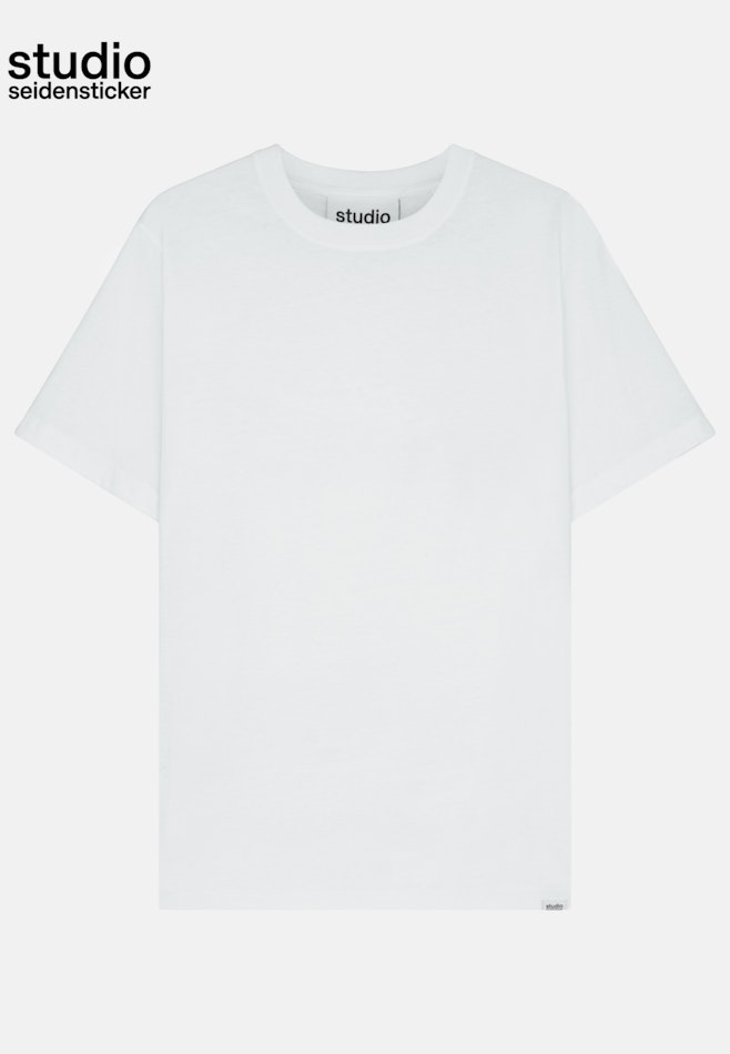 T-Shirt Regular Manche Courte dans Blanc | Boutique en ligne Seidensticker