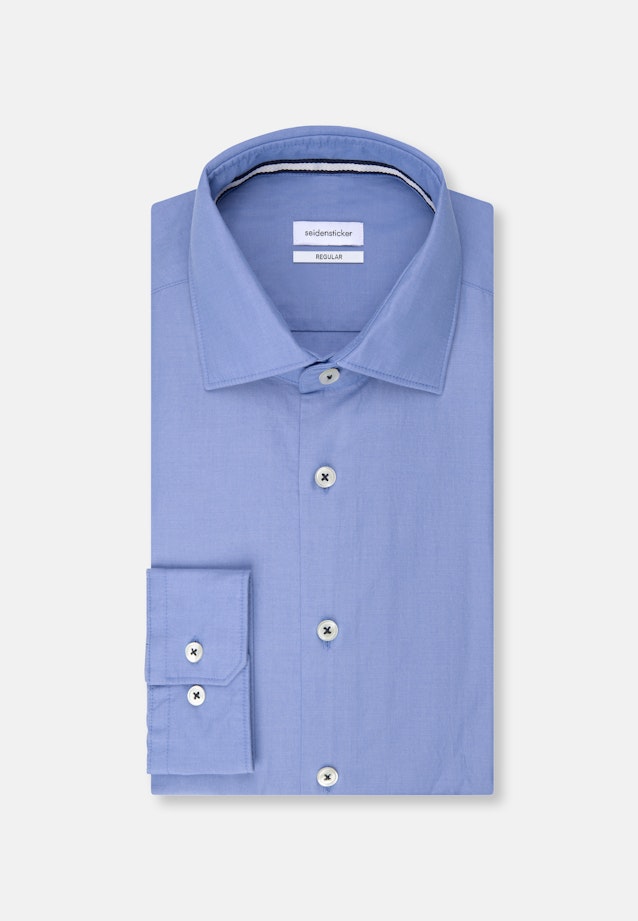 Regular Casual Shirt Plain in Light Blue |  Seidensticker Onlineshop