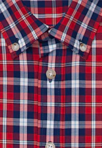 Regular Oxford shirt Check in Red |  Seidensticker Onlineshop
