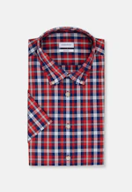 Regular Oxford shirt Check in Red |  Seidensticker Onlineshop