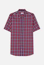 Regular Oxfordhemd Karo in Rot |  Seidensticker Onlineshop