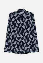 Regular Chemise décontractée Imprimé in Bleu Foncé |  Seidensticker Onlineshop