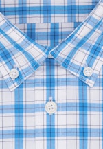 Regular Casual Hemd Karo in Türkis |  Seidensticker Onlineshop