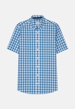 Popeline Casual Hemd in Regular mit Button-Down-Kragen in Türkis |  Seidensticker Onlineshop