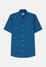 Regular Casual shirt Check in Turquoise |  Seidensticker Onlineshop