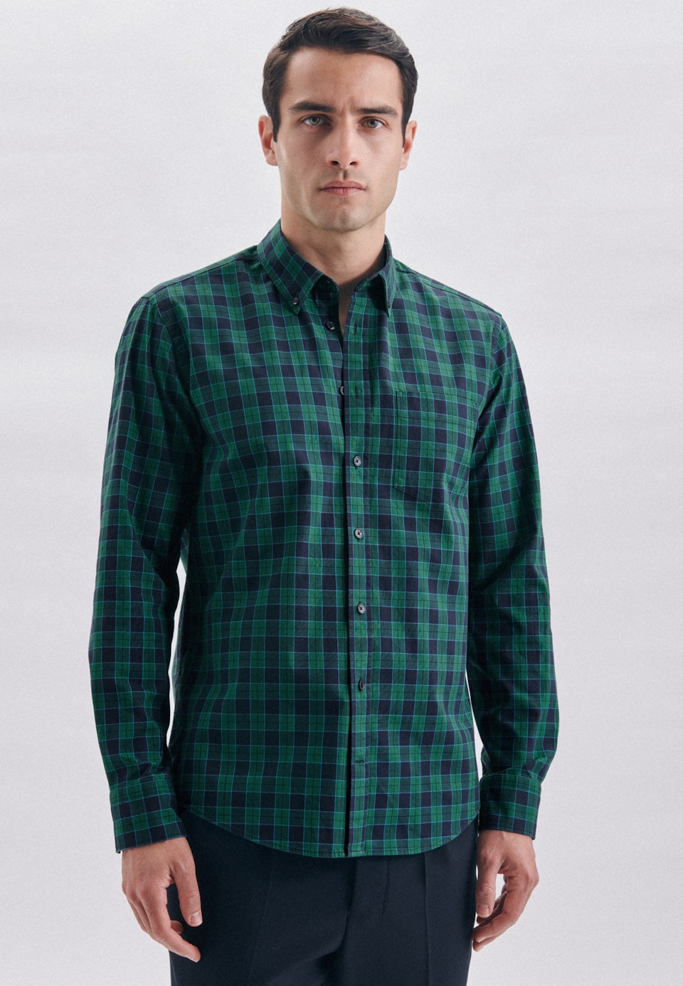 Oxfordhemd Regular in Grün |  Seidensticker Onlineshop
