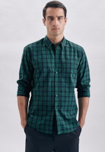 Oxford Oxfordhemd in Regular mit Button-Down-Kragen in Grün |  Seidensticker Onlineshop