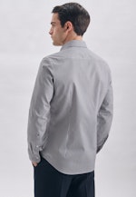 Slim Business Hemd Streifen in Dunkelblau |  Seidensticker Onlineshop