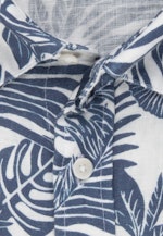 Regular Casual Hemd Druck in Mittelblau |  Seidensticker Onlineshop