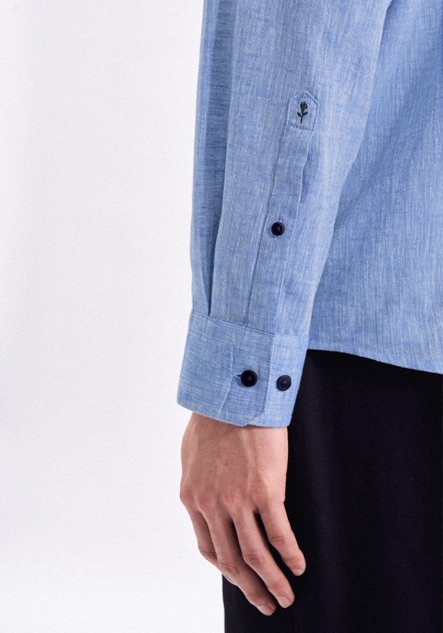 Regular Casual Hemd Uni in Hellblau | Seidensticker Onlineshop