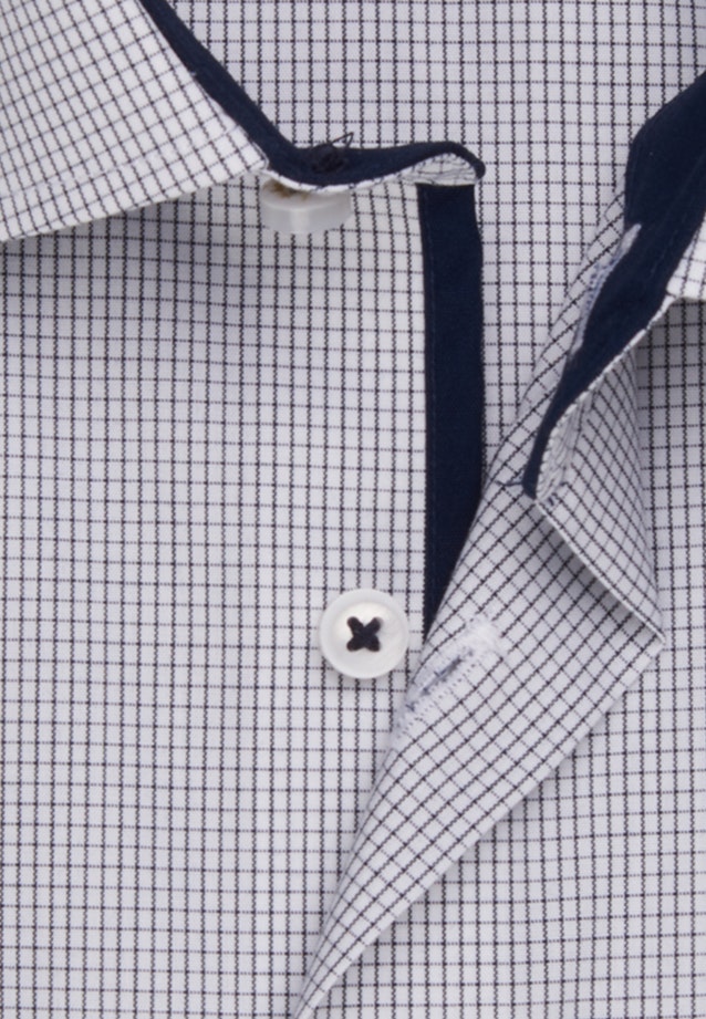Regular Business Hemd Karo in Dunkelblau |  Seidensticker Onlineshop