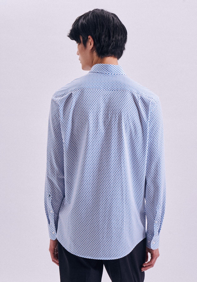 Performance shirt in Regular with Kent-Collar in Turquoise |  Seidensticker Onlineshop