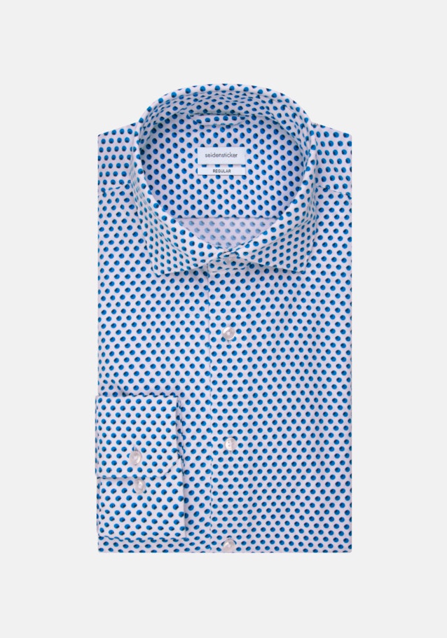 Chemise performance Regular Jersey Col Kent in Turquoise |  Seidensticker Onlineshop