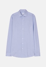 Regular Performancehemd Druck in Türkis |  Seidensticker Onlineshop