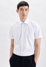 Shaped Business Hemd Uni in Weiß |  Seidensticker Onlineshop