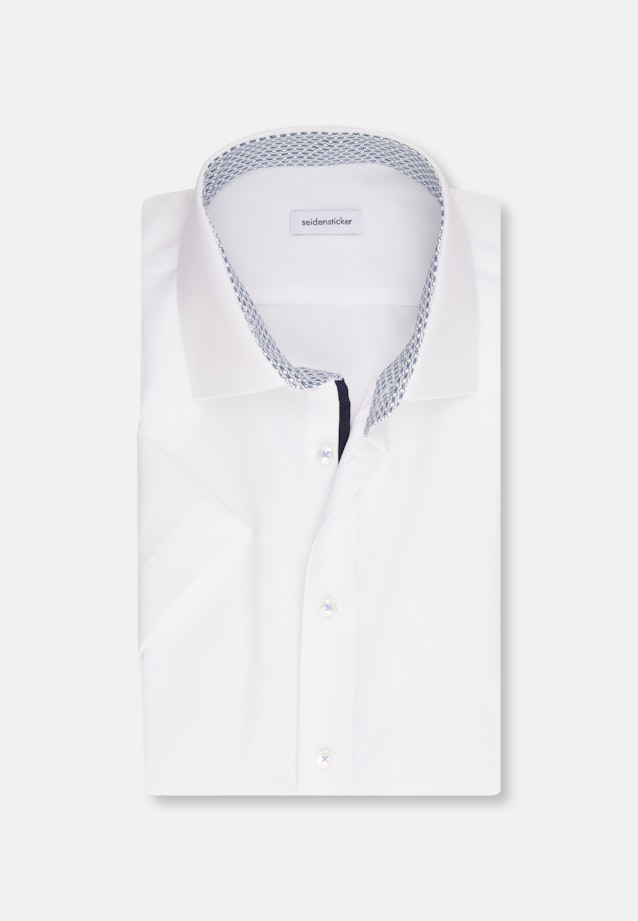 Shaped Business Hemd Uni in Weiß |  Seidensticker Onlineshop