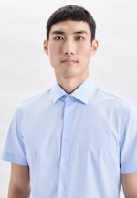 Shaped Business shirt Uni in Medium Blue |  Seidensticker Onlineshop